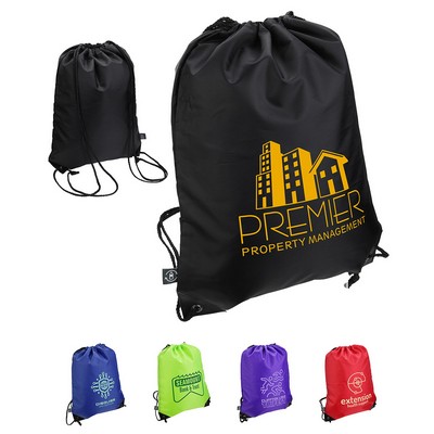 Grab 'N Go RPET Budget Drawstring Backpack